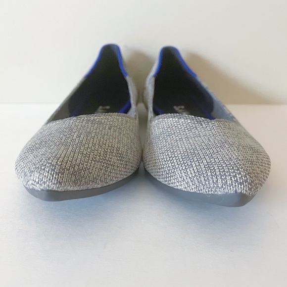 Rothy’s Heather Light Gray Taupe Point Flat 7 - Picture 2 of 8